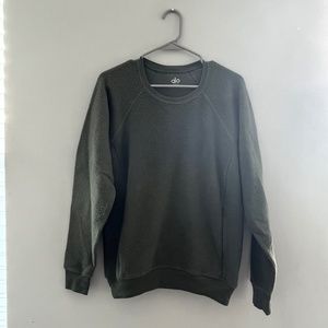 Alo Sweatshirt - Olive Green - Size Small